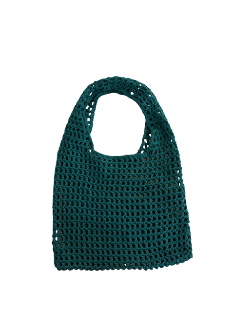 teal & turquoise beach bag